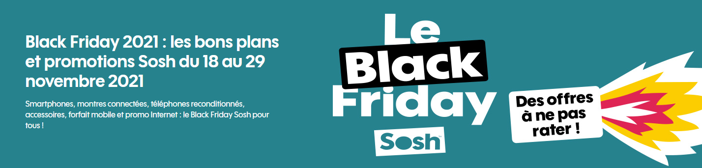 black friday SOSH offre
