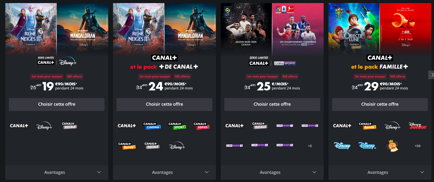 offre canal plus