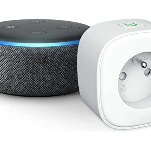 Bon plans Amazon : Enceinte Connectée Echo Dot, Anthracite + Meross Smart Plug, Fonctionne avec Alexa à -65%