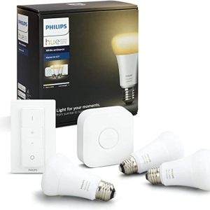 Black Friday Amazon : Pack de 3 ampoules Philips Hue White Ambiance (E27) + Pont + Smart Button Hue à -31%