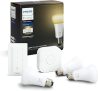 Black Friday Amazon : Pack de 3 ampoules Philips Hue White Ambiance (E27) + Pont + Smart Button Hue à -31%
